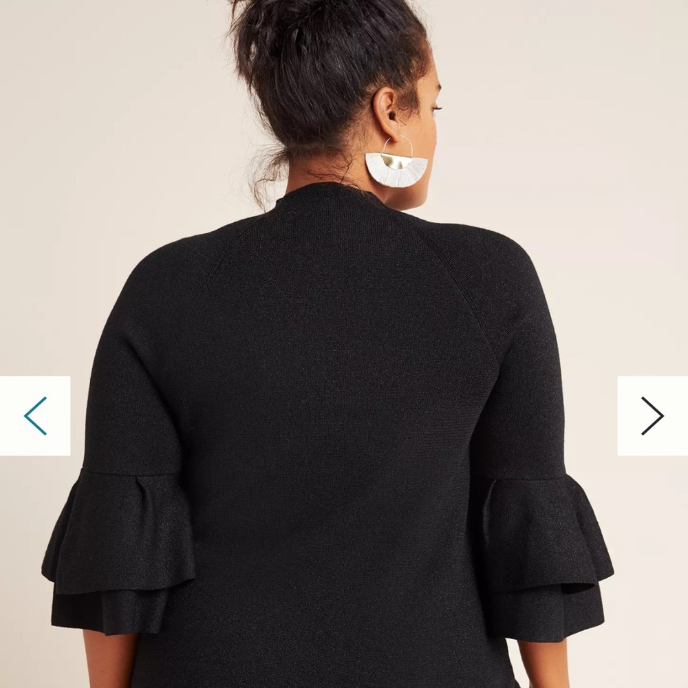 Anthropologie Claudette ruffled sweater dress - Picture 7 of 8
